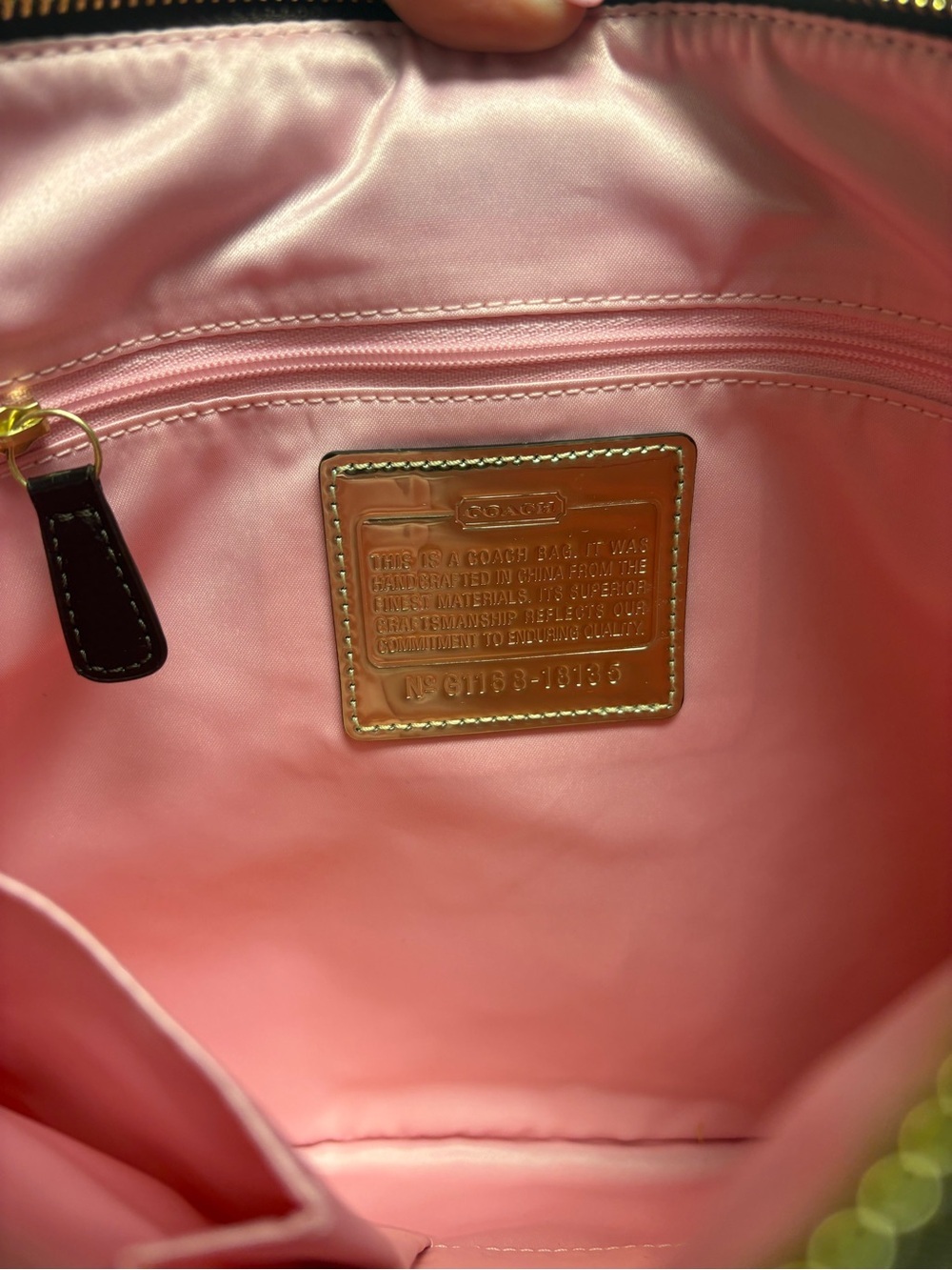 Coach Signature Poppy 2-Way Shoulder Bag 18135 - Picture 6 of 6
